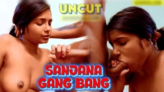 Sanjana Gang Bang – 2024 – Hindi Uncut Short Film